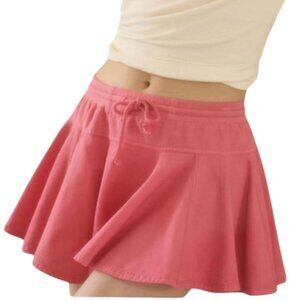 Anthropologie Daily Practice‎ Womens XL Courtside Mini Skirt in Pink NWT
